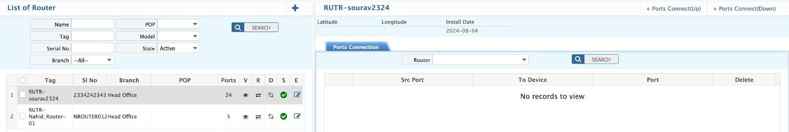 Router List